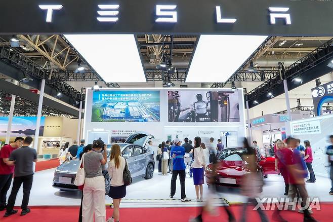 테슬라 매장 [신화 연합뉴스 자료사진. 재판매 및 DB 금지]