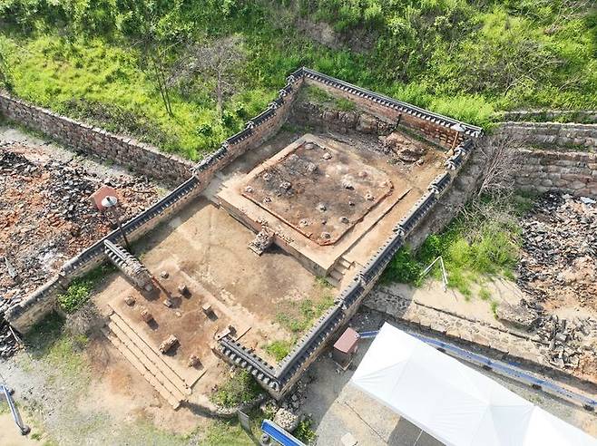 정밀수습조사 후 의성 고운사 연수전. /국가유산청 제공