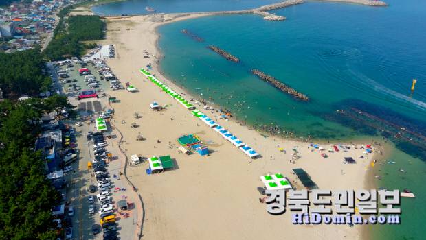 구산 해수욕장. 사진=울진군 제공