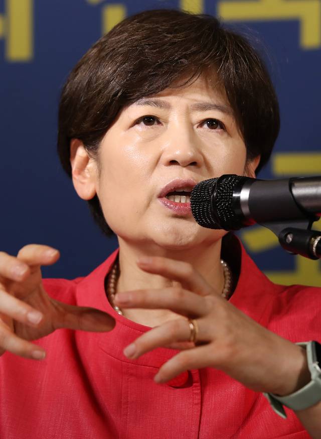 강은희 전국시도교육감협의회 회장 초청 토론회. 2025.7.22 (사진=아시아포럼21 제공)