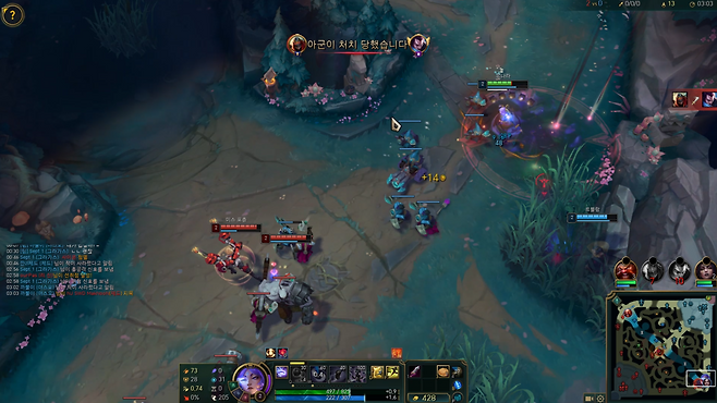 - 라인전 과정 자체는 상당히 고통스러운 편이다