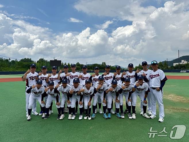 12세 이하 야구 대표팀. (대한야구소프트볼협회 제공)