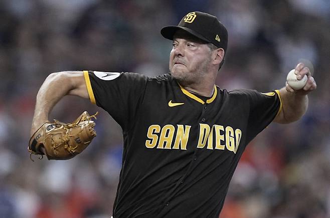 샌디에이고 파드리스 시절인 2023년 리치 힐. AP연합뉴스