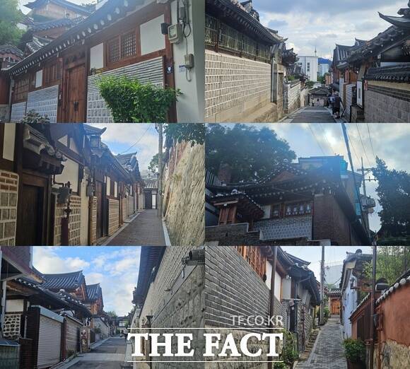 서울시 종로구에 위치한 북촌 한옥마을은 넷플릭스 애니메이션 영화 '케이팝 데몬 헌터스'에 나온 서울의 주요 명소 중 하나다. 한옥마을을 찾은 관광객으로부터 '케이팝 데몬 헌터스'에 관한 다양한 이야기를 들을 수 있었다. /김명주 기자