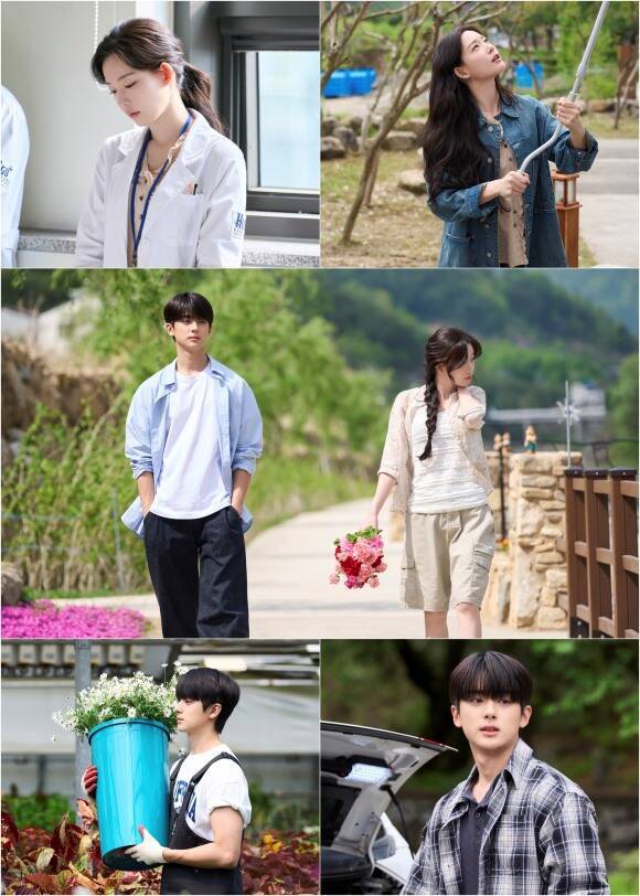 배우 최윤지와 김민규의 tvN '첫, 사랑을 위하여' 캐릭터 스틸컷이 공개돼 눈길을 끌었다. /tvN