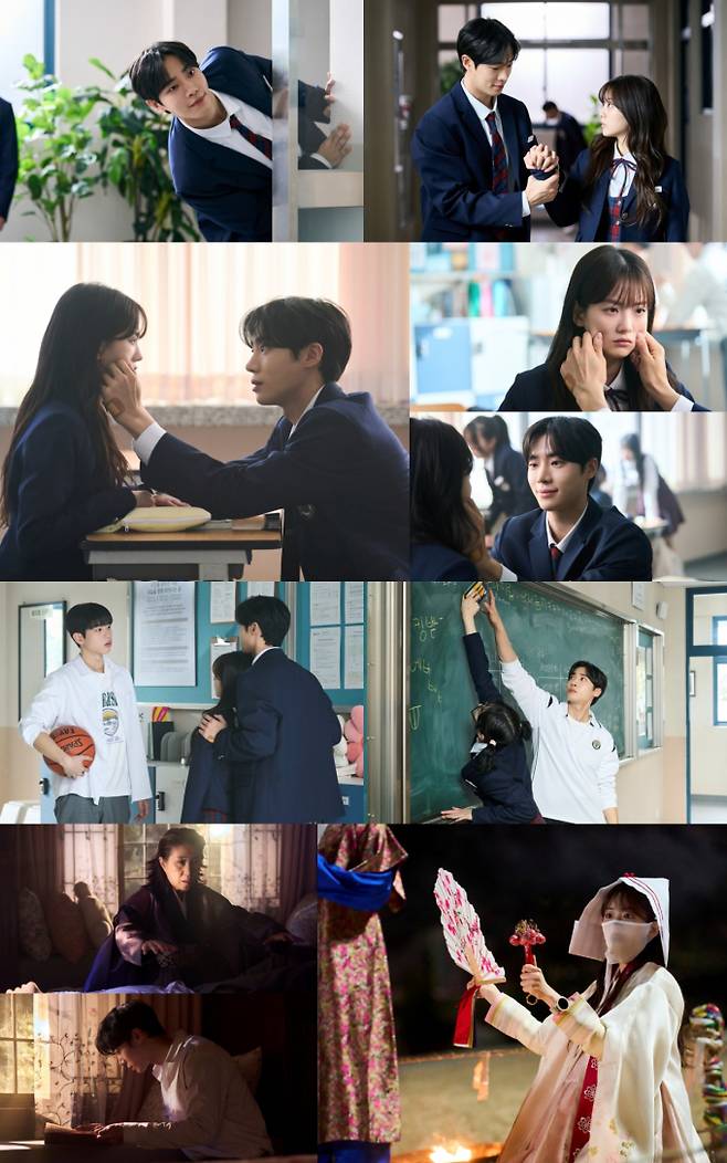 ‘견우와 선녀’ 추영우, 볼 꼬집 플러팅 (제공: tvN)