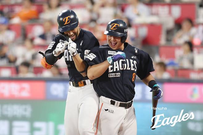 한화 리베라토-노시환. 한화 제공