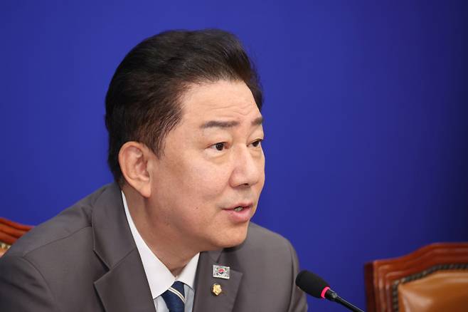 김병기 더불어민주당 당대표 직무대행 겸 원내대표. 연합뉴스
