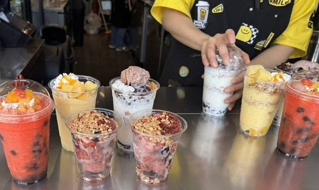 메가MGC커피 컵빙수. [사진 = 메가MGC커피 제공]