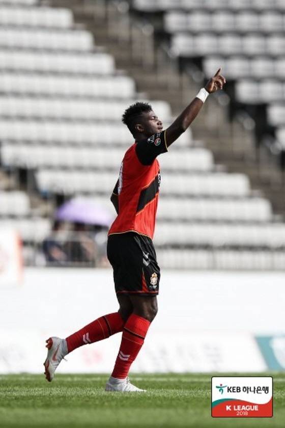 경남 FC 시절 말컹. 사진=한국프로축구연맹
