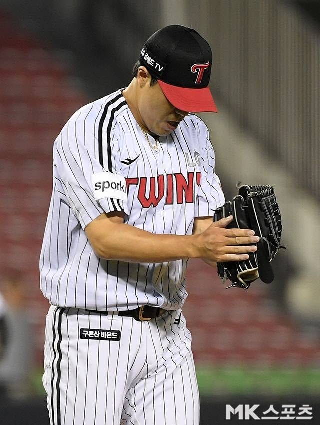 LG의 불펜진을 든든히 지키고 있는 김진성. 사진=천정환 기자