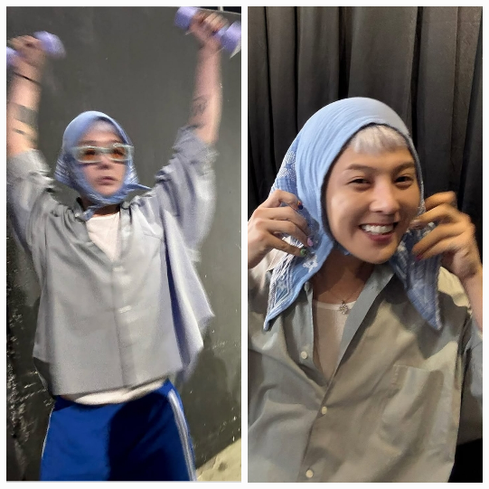 지드래곤이 건강한 근황으로 팬심을 저격했다.사진=지드래곤 SNS