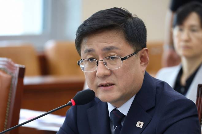 김성환 환경부 장관. 2025.7.15/뉴스1  Copyright (C) 뉴스1. All rights reserved. 무단 전재 및 재배포,  AI학습 이용 금지. /사진=뉴스1