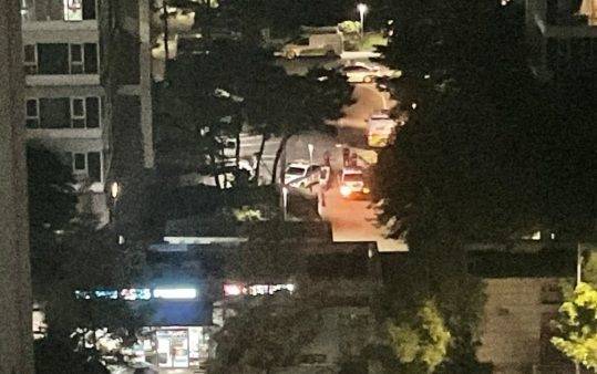 총기 사건이 발생한 인천 송도 국제도시의 아파트. 인터넷 커뮤니티