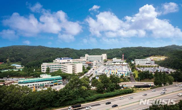 충남 천안의 단국대학교병원 전경.