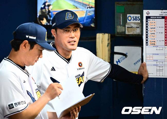 [OSEN=지형준 기자] 두산 조성환 감독대행. 2025.07.06 / jpnews@osen.co.kr