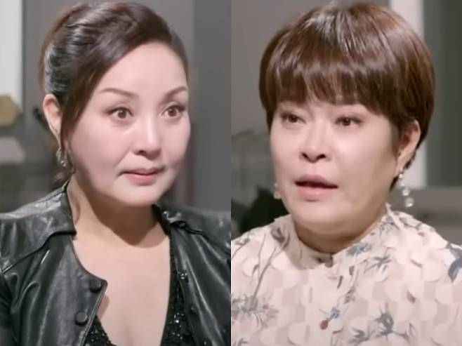 배우 홍진희와 코미디언 조혜련. KBS2 '박원숙의 같이 삽시다' 방송화면 캡처.