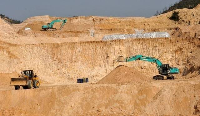 중국 장시성 간현에 있는 희토류 광산. 간현 AP 뉴시스