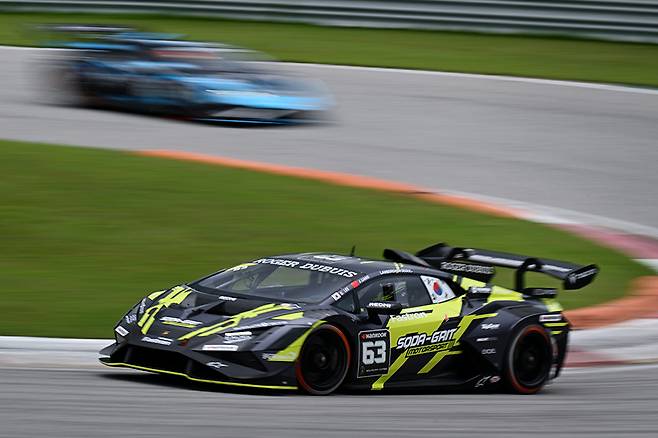 주행 중인 이창우. 사진: 김학수 기자