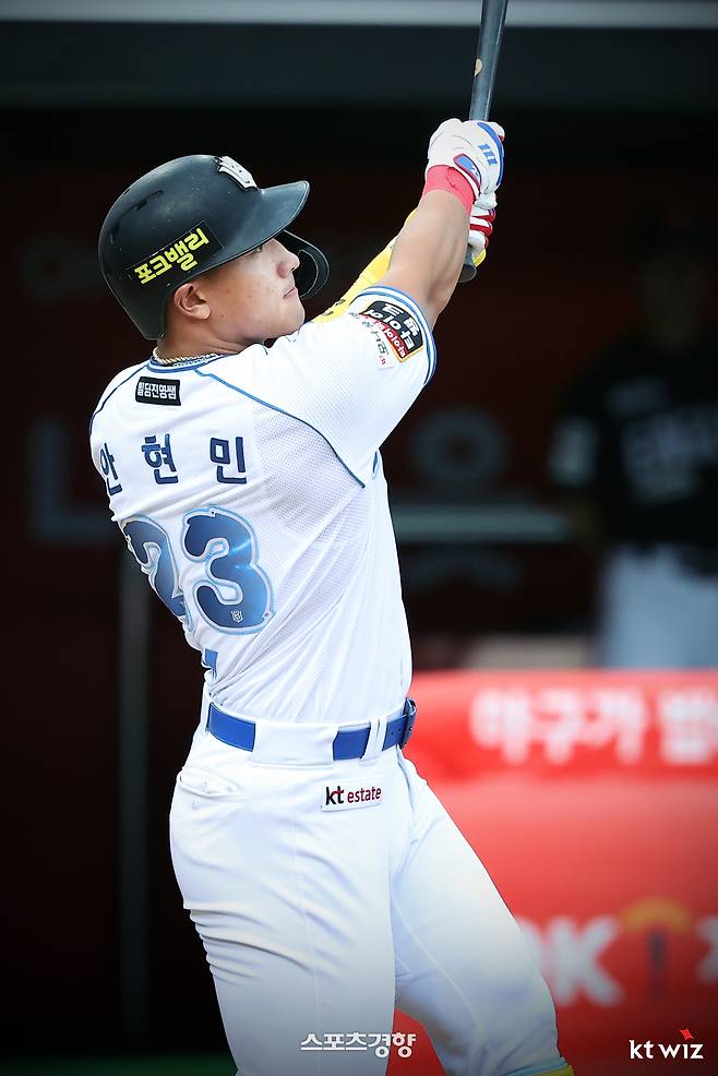 KT 안현민. KT위즈 제공