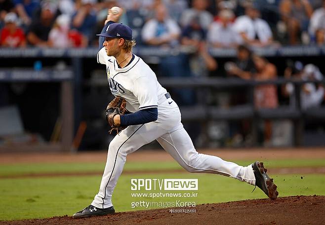▲ 22일(한국시간) 시카고 화이트삭스와 경기에 선발 등판한 탬파베이 우완 셰인 바즈.