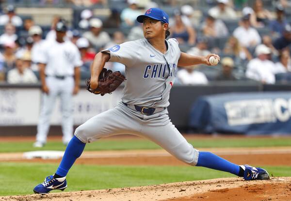 ▲ 시카고 컵스의 일본인 투수 이마나가 쇼타. ⓒ연합뉴스/AP/REUTERS