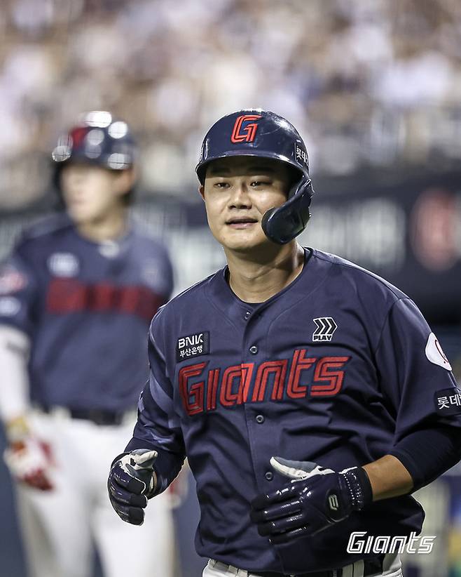 23일 1군에 복귀한 롯데 손호영