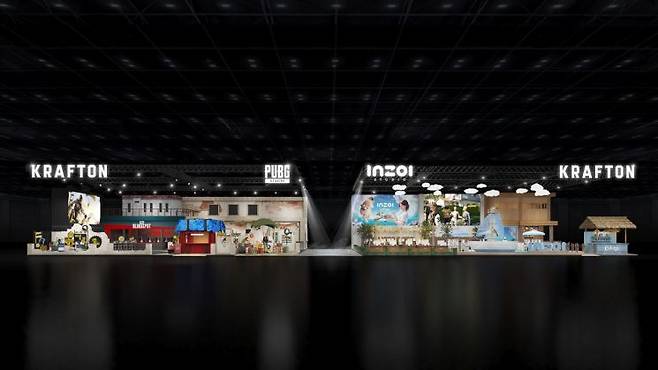 크래프톤 '게임스컴 2025' 부스 이미지. 크래프톤 제공