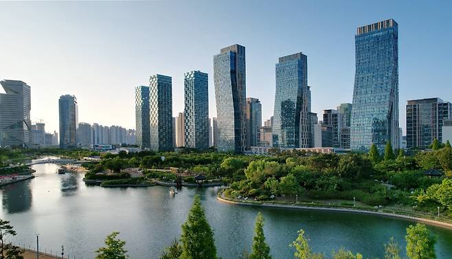 인천 연수구 송도국제신도시 전경./포스코이앤씨 제공