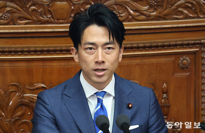고이즈미 신지로 일본 농림상. 동아일보DB