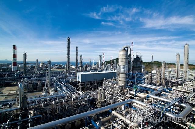 대산 석유화학단지 전경. 연합뉴스 제공.