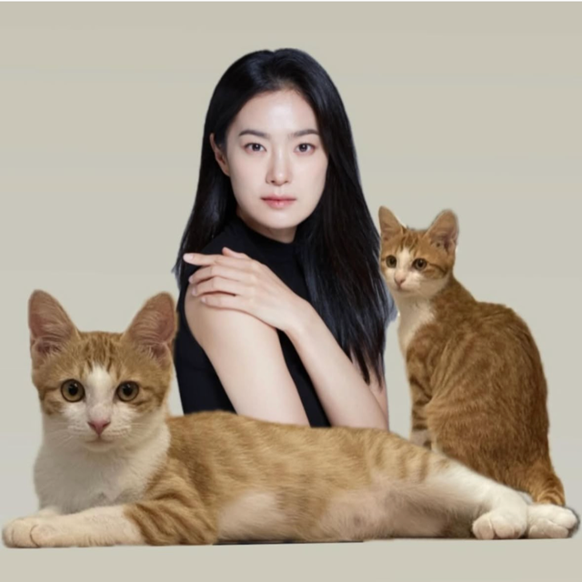 배우 옥자연과 반려묘 '차차' 차차 인스타그램