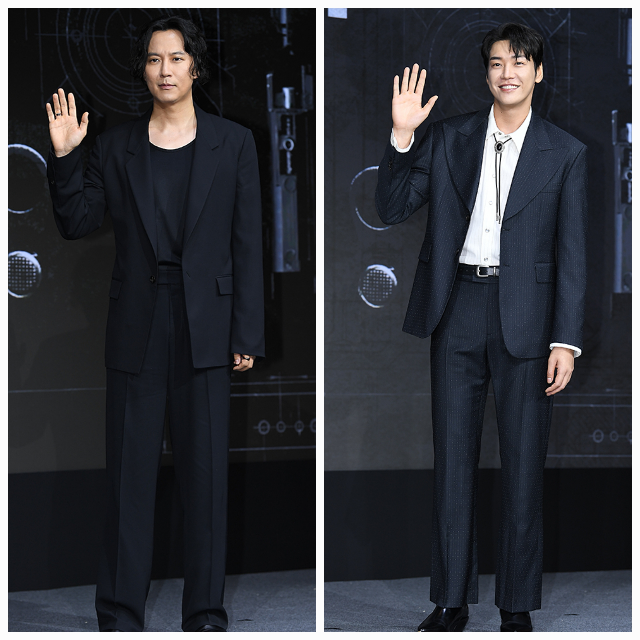 배우 김남길과 김영광이 같은 듯 전혀 다른 매력을 동시에 폭발시켰다. 사진=천정환 기자