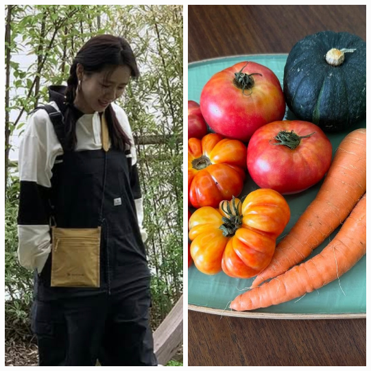 손예진이 ‘엄마의 마음’을 가득 담은 유기농 채소 한 접시를 공개했다.사진=손예진 SNS