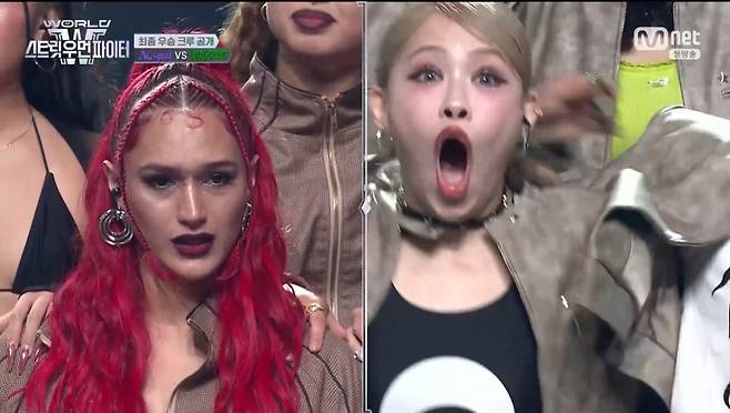 오사카 오죠 갱이 우승을 차지했다. /사진=Mnet '월드 오브 스트릿 우먼 파이터' 캡처