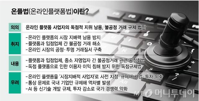 온플법(온라인플랫폼법)이란/그래픽=최헌정