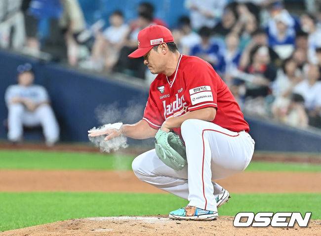 [OSEN=대구, 이석우 기자] 20250722 SSG 랜더스 노경은 056 2025.07.22 / foto0307@osen.co.kr