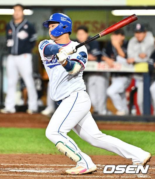 [OSEN=대구, 이석우 기자]  삼성 라이온즈 조민성 094 2023.09.22 / foto0307@osen.co.kr