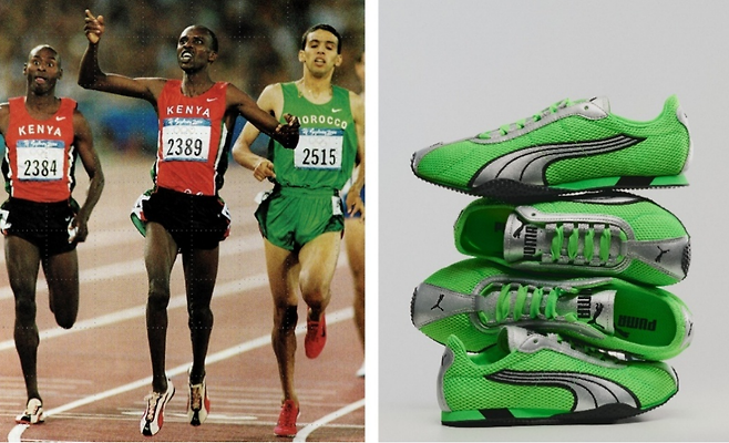 2000년 출시된 하람비 스파이크(왼쪽), 2025년 발매된 H-Street OG