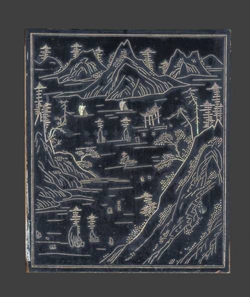 나전산수무늬삼층장. 국가유산청 제공