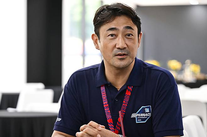마석호 신임 슈퍼레이스 대표. 사진: 김학수 기자