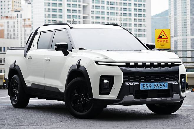 KG모빌리티 무쏘 EV. 사진: 김학수 기자