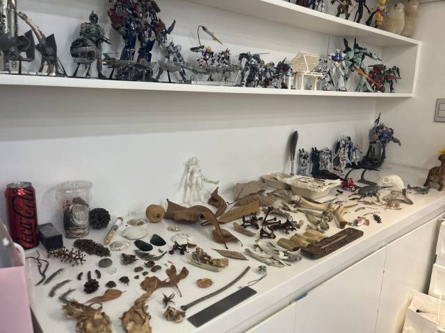 서울 역삼동 스케치소프트 본사 연구소를 가득 채운 다양한 입체물들. 정혜진 기자