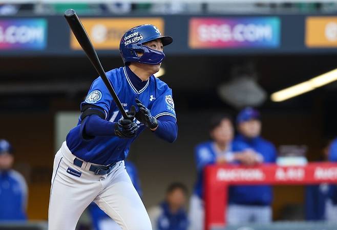 ▲ 6월 이후 완연히 살아난 타격감으로 자신의 자리를 찾아가고 있는 구자욱 ⓒ삼성라이온즈
