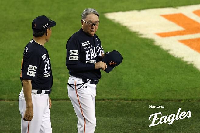 ▲ 한화가 10연승을 달린 뒤. 김경문 감독 ⓒ한화 이글스