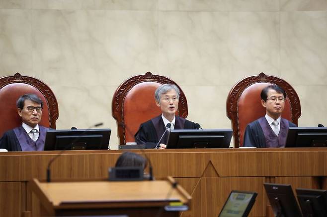 대법원 전원합의체(주심 노태악 대법관)는 24일 항소장각하명령에 대한 A 씨의 즉시항고를 인용한 원심 결정을 파기하고 사건을 인천지법으로 돌려보냈다.(사진=대법원 제공)