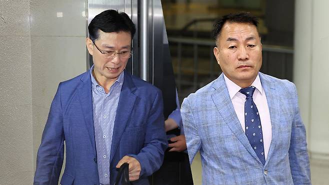 임성근 전 해병대 1사단장·김계환 전 해병대사령관 [자료사진]