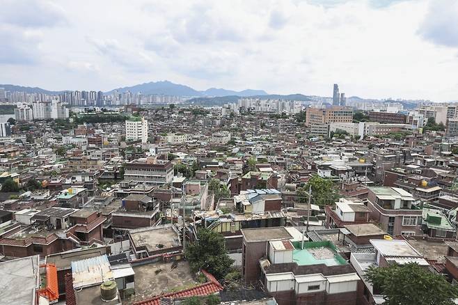 서울의 한 재개발 사업장 모습. 한경DB