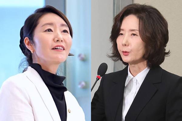 ▲ 강선우 여성가족부 장관 후보자(왼쪽)와 이진숙 교육부 장관 후보자. 사진=강선우 의원 페이스북, ⓒ연합뉴스
