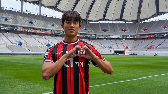 (Seoul = Newsis) Professional Football K -League 1 FC Seoul Cheon Sung -hoon. (Photo = provided by FC Seoul) *Resale and DB prohibition
